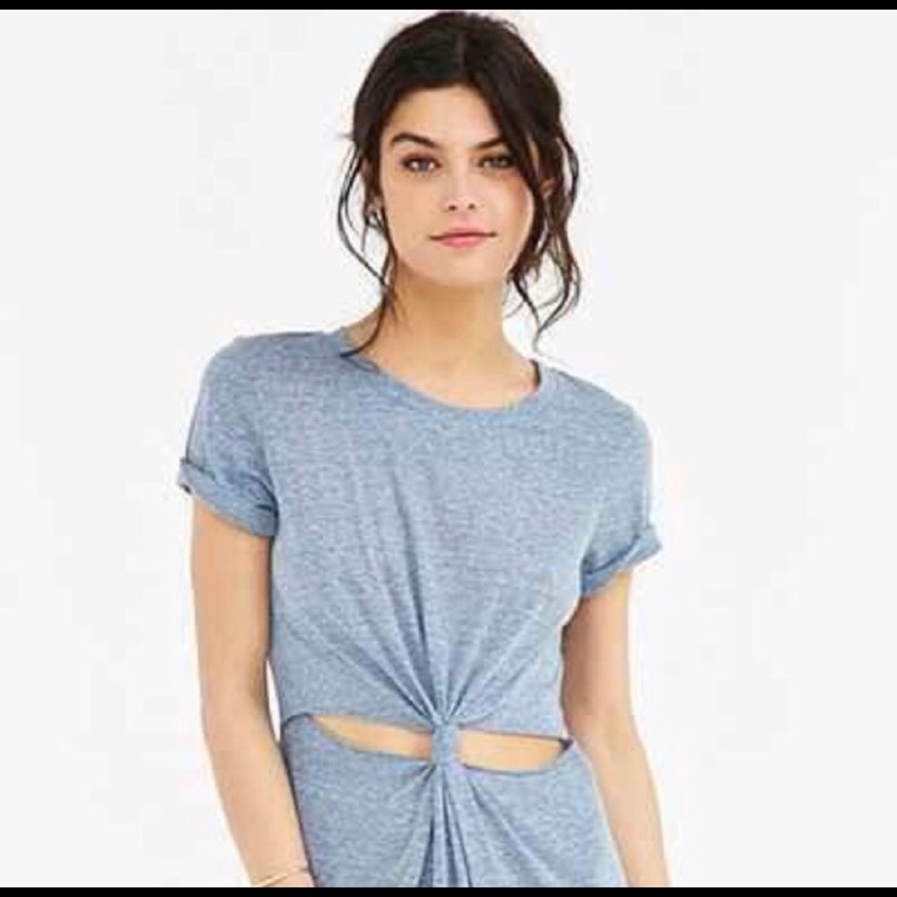 URBAN OUTFITTERS Light blue shirt dress